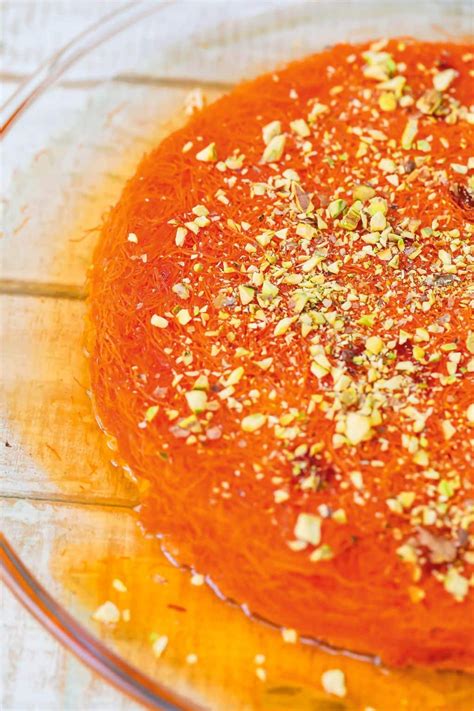 Knafeh (Middle Eastern Pastry Dessert) - Chef Tariq