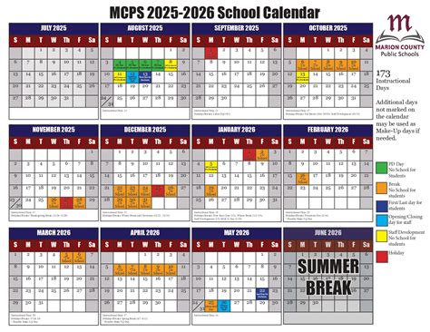 Marion County Public Schools ky Calendar 25-26 Revised [PDF] - EduCounty