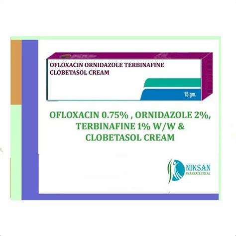 OFLOXACIN ORNIDAZOLE TERBINAFINE CLOBETASOL CREAM Manufacturer in ...