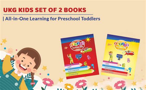 Buy Kids UKG Set of 2 Books English Mathematics GK Drawing all in one ...
