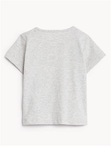 Buy Pure Cotton Dinosaur T-Shirt at Marks & Spencer