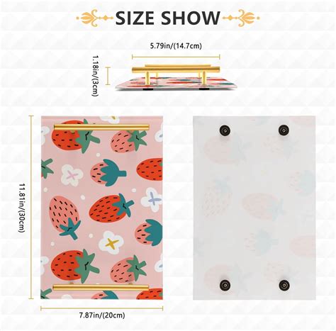 Buy Strawberry Decorative Tray Strawberries Vanity Tray Kitchen ...