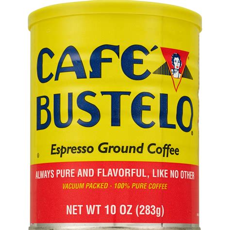 Cafe Bustelo Espresso Coffee, Dark Roast, Ground, 10 OZ Can
