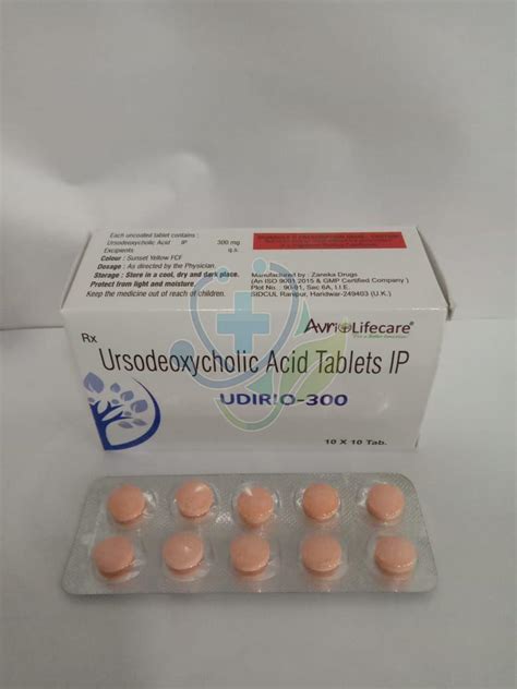 Udirio 300mg Ursodeoxycholic Acid Tablet Exporter from Haridwar