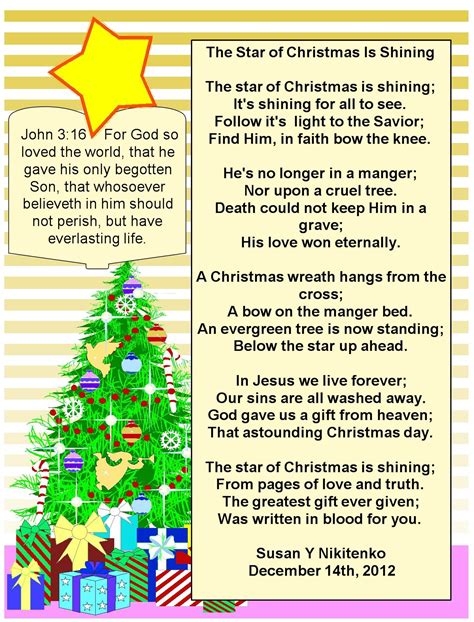 70 Beautiful Christian Christmas Poems for Kids - Poems Ideas