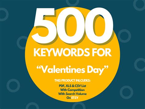 Etsy Keywords "Valentines Day" Graphic by mirja.nevalainen · Creative ...