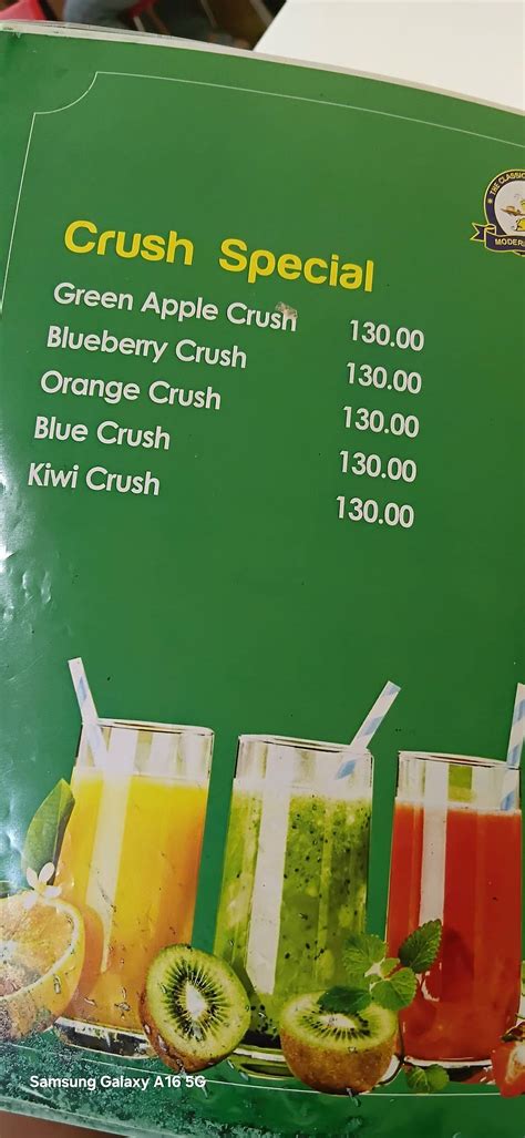 Menu at Modern Bakery, Attingal, Palace Rd