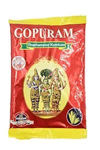Gopuram Thazhampoo Kumkum Powder (9 cm, 40 gm, Red) : Amazon.in: Health ...