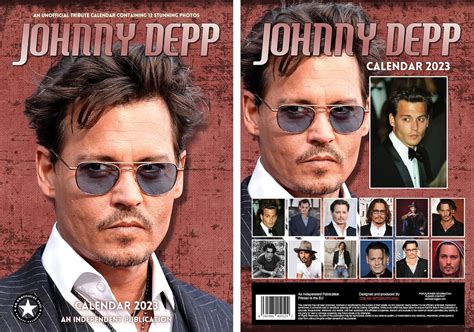 Johnny Depp Calendar 2023 : Amazon.co.uk: Stationery & Office Supplies