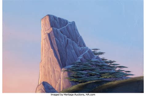 Lion King Pride Rock Drawing The Lion King Pride Rock With Mufasa 3D