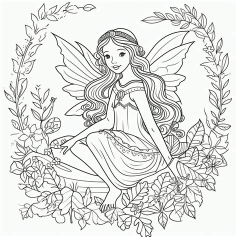 Fairy Printable Coloring Page