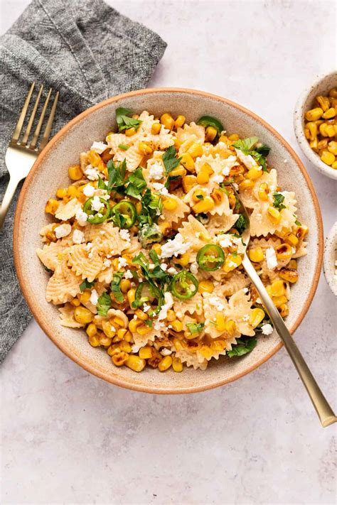 Elote Pasta Salad (Mexican Street Corn Pasta Salad) | One Carefree Cook