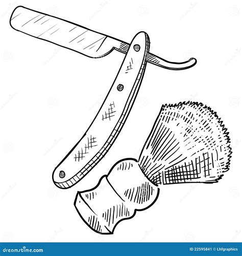 Straight Razor Drawing