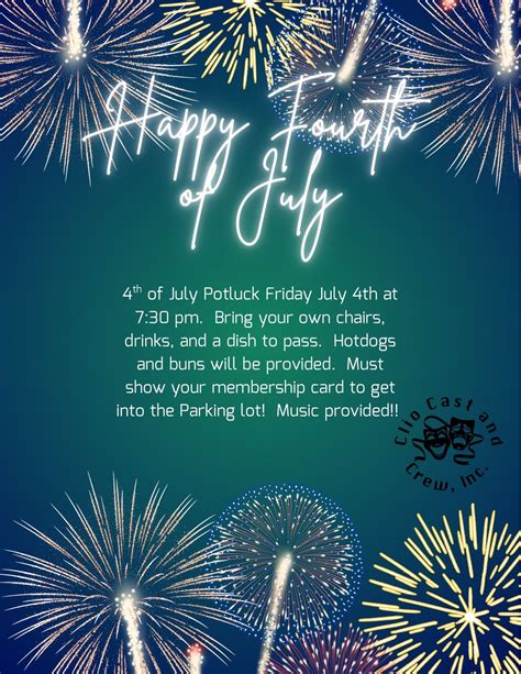 4th of July Celebration (Must Present Membership Card), 2220 W Vienna ...