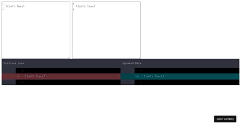 JSON Deep Diff 的图像结果