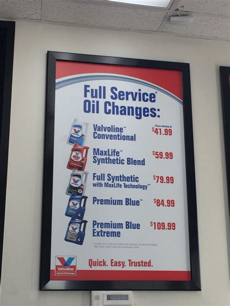 How Much Is A Full Synthetic Oil Change At Valvoline? Cost - Final Autos