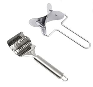 Buy ExcitingDealz Stainless Steel Manual Noodle Pasta Cutter Dough ...