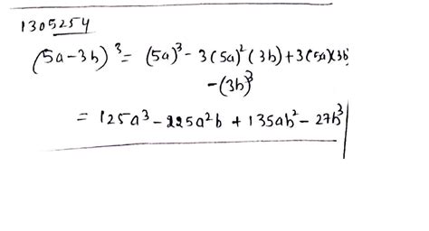 8. Simplify: (5a + 3b)3 – (5a – 3b)3. - Brainly.in