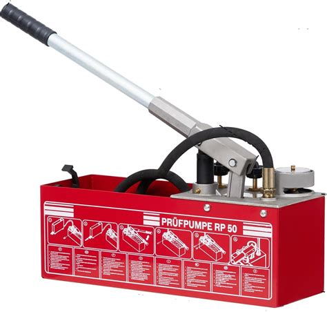 VENEKETY Hand Pressure Test Pump - Hydraulic 60 Bar 860PSI 3 Gallon ...