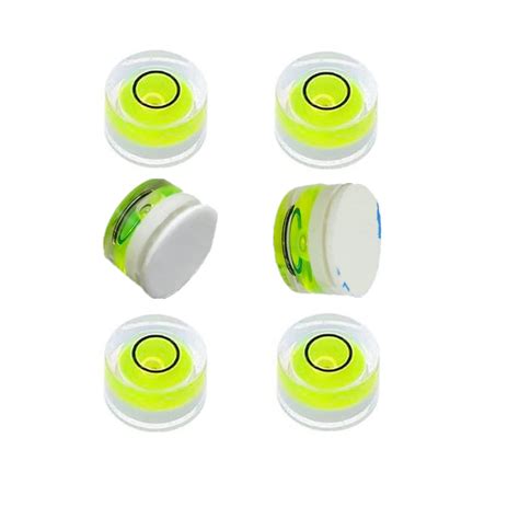 Buy 6Pcs Double Sided Adhesive Bubble Levels Small Circular Bullseye ...