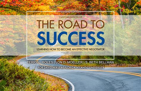 Product Details - The Road to Success: Learning How to Become an ...