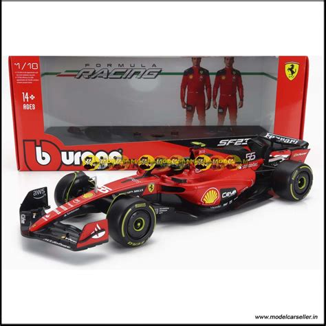 2023 FERRARI F1 SF23 CARLOS SAINZ 1/18 Bburago Diecast Scale Model ...