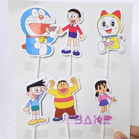 Doraemon Theme Paper Topper Set – EBAKE