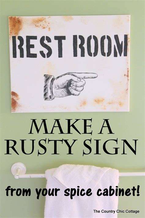Image result for How to Clean a Rusty Sign