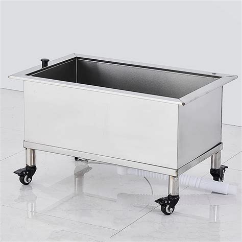 Amazon.com: Stainless Steel Mop Sink Floor Mount Wash Station, Portable ...