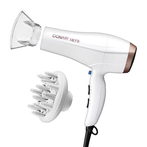 Conair Double Ceramic Hair Dryer with Diffuser | Blow Dryer with Ionic ...