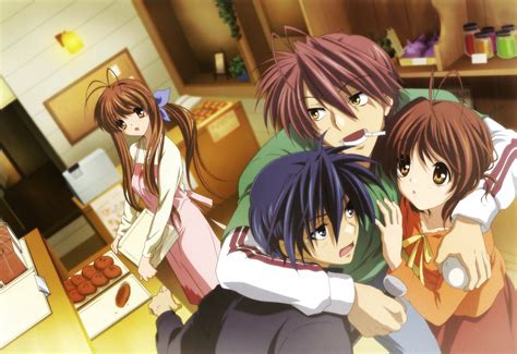 Clannad HD Wallpaper: Heartwarming Moments with Furukawa Family