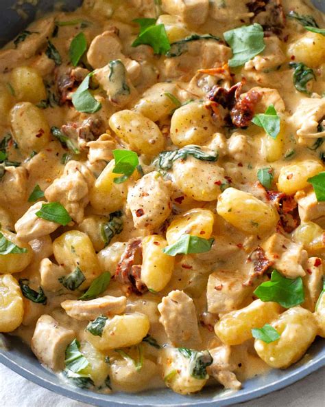 One-Pan Creamy Tuscan Chicken Gnocchi | Recipe Cart | Recipe Cart