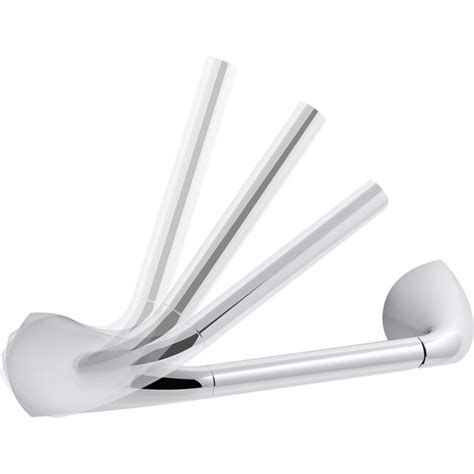 KOHLER Alteo Polished Chrome Wall Mount Pivot Toilet Paper Holder at ...