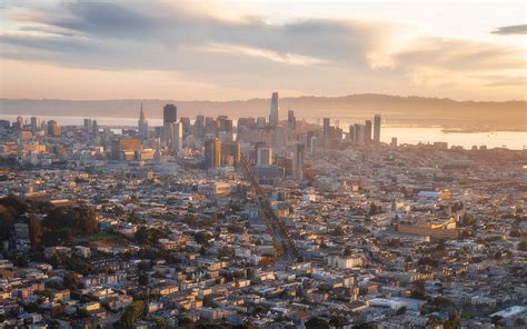 Download wallpaper 3840x2400 city, aerial view, overview, san francisco ...