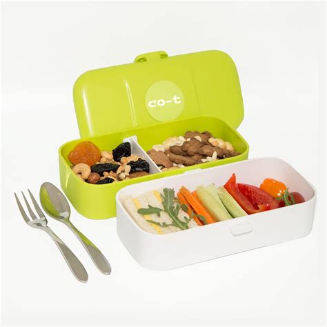 CO-T Leakproof Bento Lunch Box Set with Cutlery - Ideal India | Ubuy