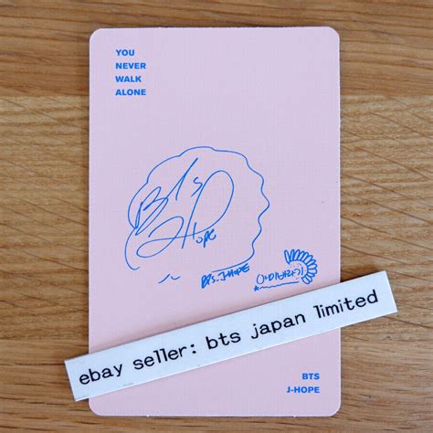 BTS You Never Walk Alone YNWA Photocard PC RM JIN | Ubuy India