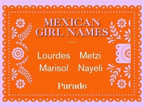 170 Mexican Girl Names and Their Meanings - Parade