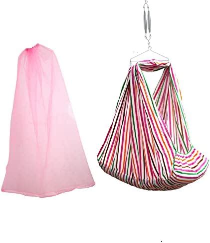 Buy VParents Neonate Baby Swing Cradle with Mosquito Net and Spring ...