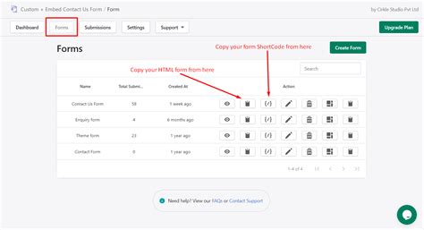 Embedded Code for Enquiry Form 的图像结果