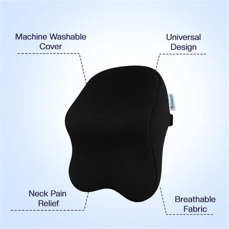 Car Headrest Pillow – Neck & Spine Support for Travel – Billebon