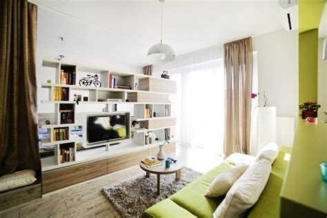 40.0平米公寓清新风格-谷居家居装修设计效果图