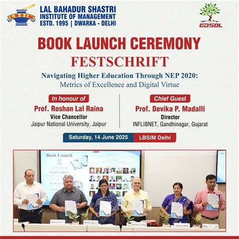 Book Launch Ceremony: ‘FESTSCHRIFT’ | 14 June 2025