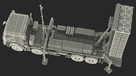 3D SAMP-T Air Defense Missile System Armed Position model | 3D Molier ...
