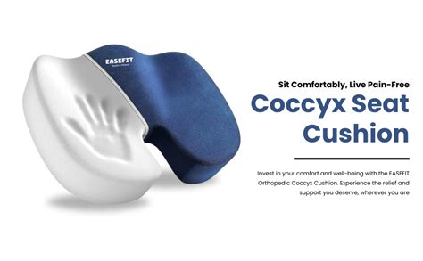 Coccyx Cushion for Tailbone, Orthopedic, Sciatica & Lower Back Pain ...