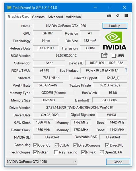 GPU-Z 免费显卡识别工具 - 极客范