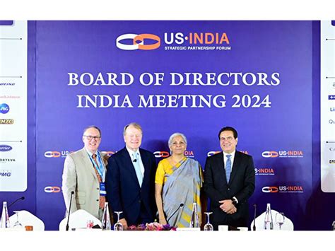 FM Nirmala Sitharaman meets USISPF Chairman John Chambers to boost ...