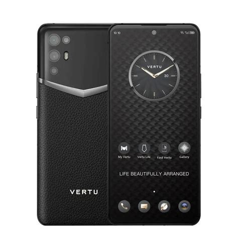 Vertu 5G Jade Black Leather Luxury Mobile Phone - Pre-Order Available ...