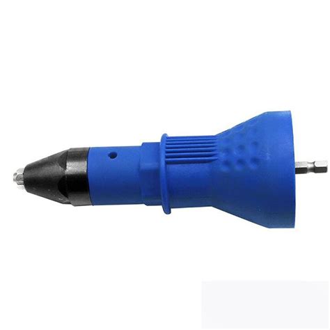 Adaptor Rivet Drill Attachment Riveting Nut Gun Cordless Electric Tool ...