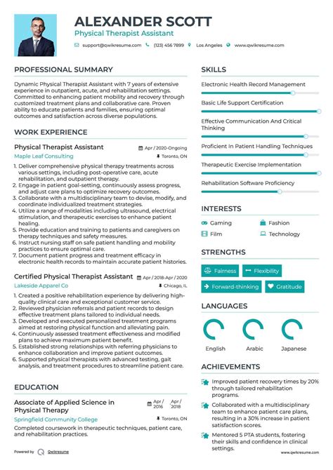 Objective For Physical Therapist Assistant