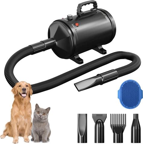 Amazon.com: LUKGEL Dog Hair Dryer, 3.8HP / 2800W Pet Hair Dryer Dog ...